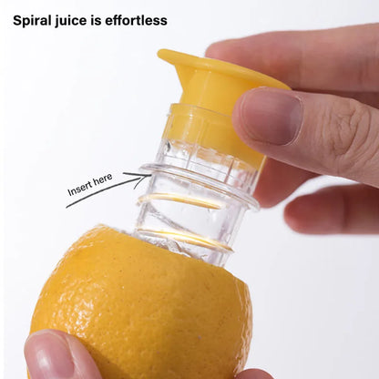 Portable Lemon Squeezer – Reusable Lightweight Manual Citrus Juicer with Built-In Filter, Washable Fruit Reamer for Home & Travel