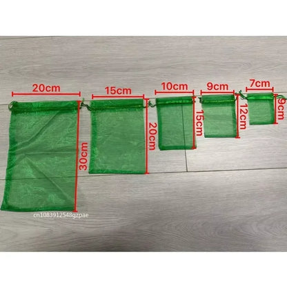 Bolsas de regalo de organza blanca de 20 a 100 unidades – Bolsas de joyería con cordón para recuerdos de boda, regalos de Navidad, empaques de dulces y accesorios para fiestas
