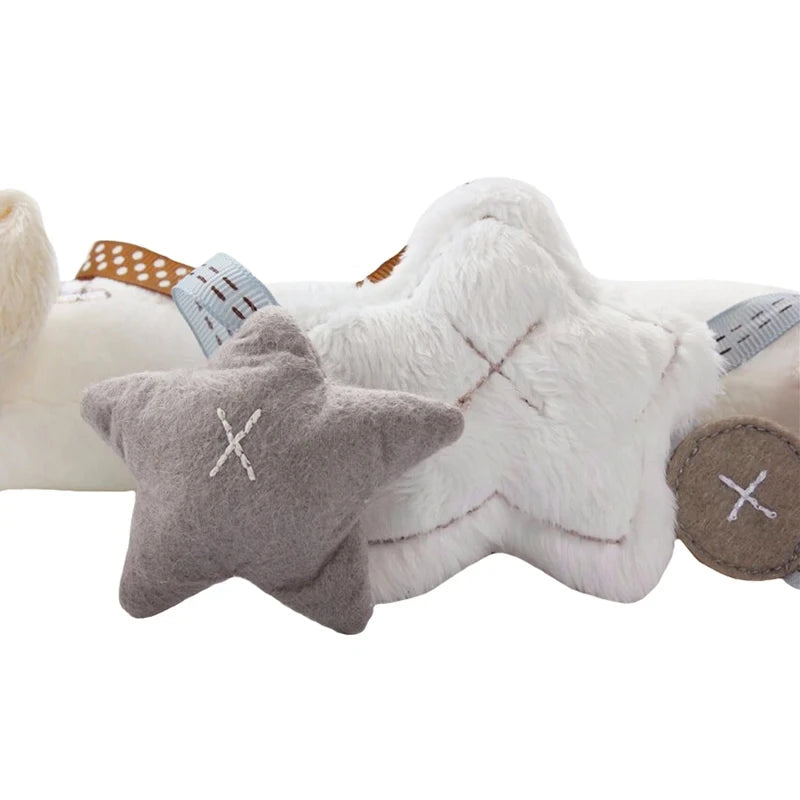 Peluche Colgante Conejito 2025 – Sonajero Suave para Bebés, Juguete Multifuncional para Cochecito y Cuna, Juguete Sensorial para Bebés y Regalo de Baby Shower