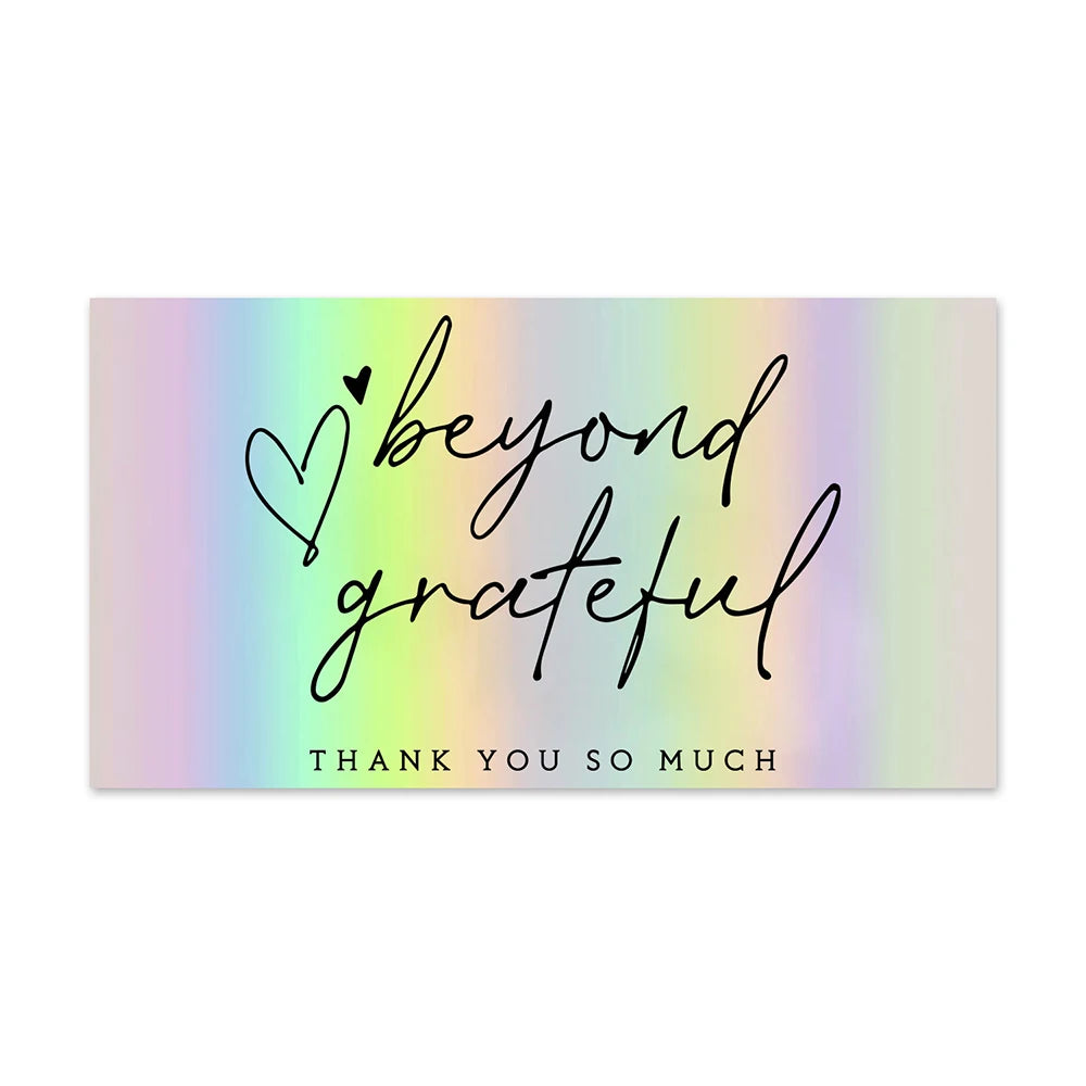 10–50PCS Thank You for Your Order Cards – Small Business Customer Appreciation Greeting Cards for Shopping & Purchase Orders