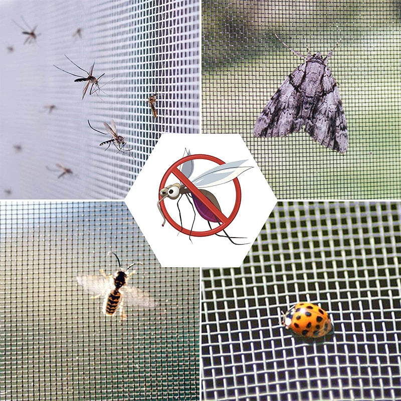Magnetic Door Screen Mesh with Automatic Closure – Custom Size Mosquito & Insect Proof Door Curtain