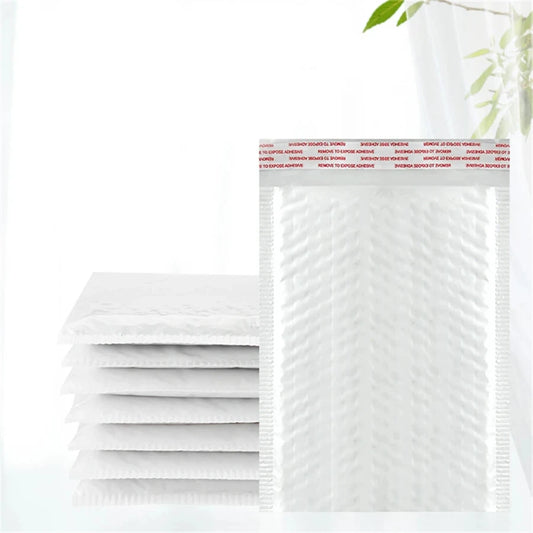 Paquete de 100 Sobres Burbuja Perlados Impermeables – Sobres de Envío Acolchados Autoadhesivos con Amortiguación de Espuma Gruesa para un Empaque Seguro
