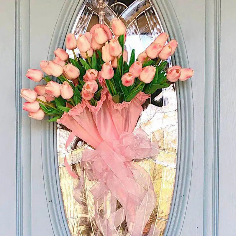 3/5/10/20pcs Real Touch Artificial Tulip Flowers – Realistic Faux Tulip Bouquet for Wedding Decor, Home Decoration, Floral Arrangements & DIY Projects