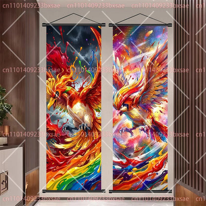 Póster HD de desplazamiento de pared de anime de Pokémon – Dragonite, Gengar, Pikachu, Charizard y legendarios