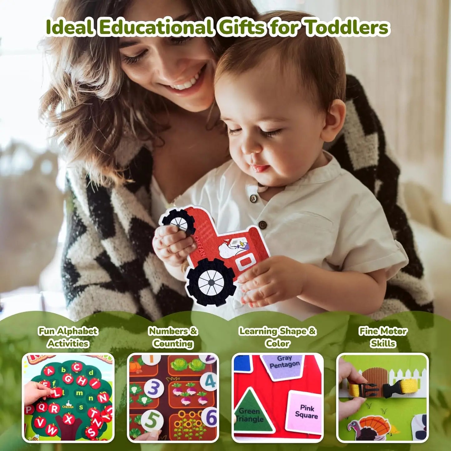 Montessori Solar System Felt Busy Board – Interactive Early Learning Storytelling Toy for Toddlers, Travel & Gifts