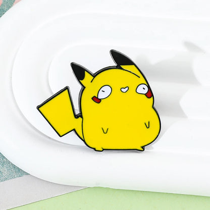 Pokémon Enamel Pin – Pikachu, Bulbasaur, Psyduck & Squirtle Cute Cartoon Brooch Badge