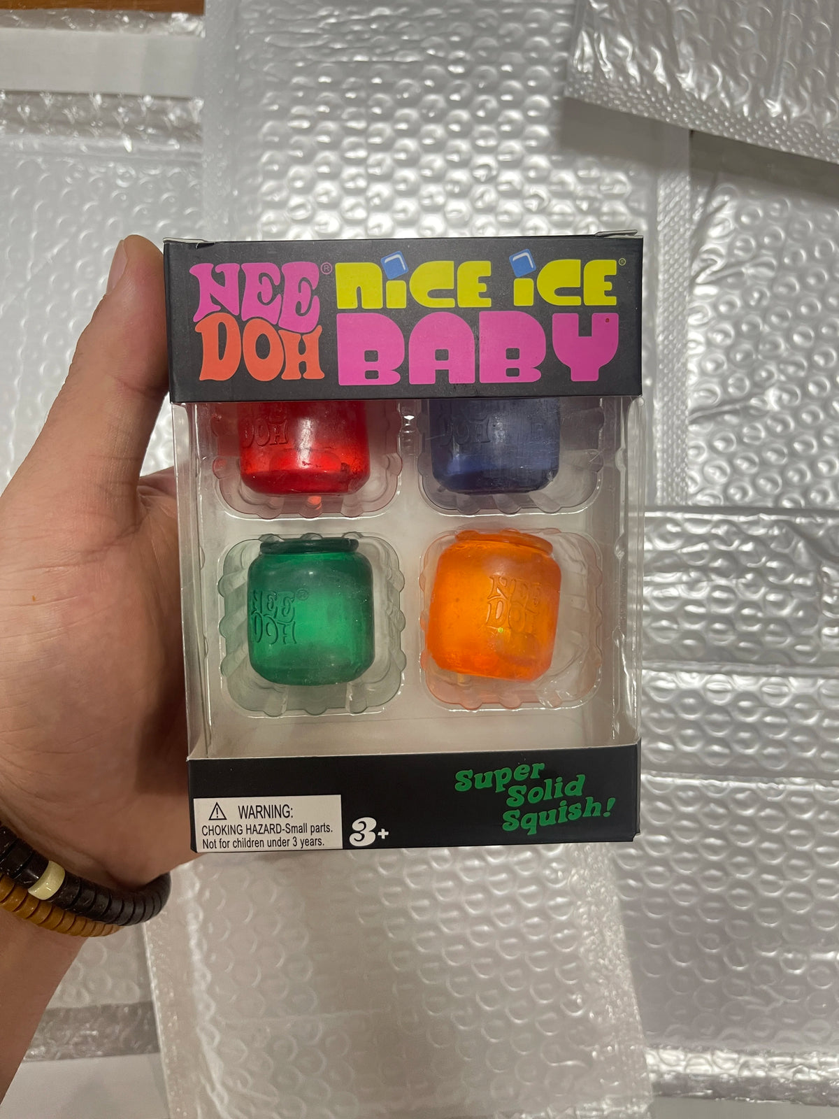 Schylling NeeDoh Nice Cube & Nice-Sicle Sensory Squishy – Soft Squeeze Stress Relief Fidget Toy for Focus, Relaxation & Everyday Play