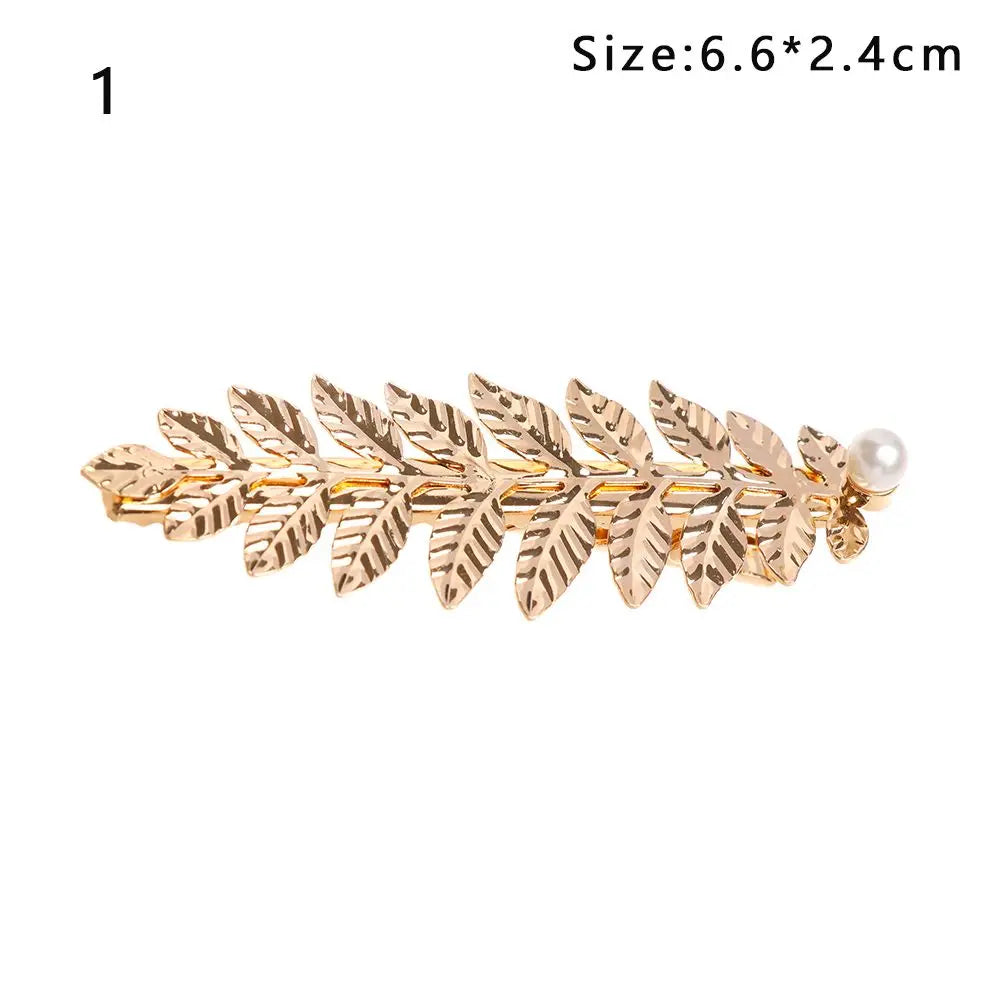 Luxury Floral Bridal Hair Comb with Gold Leaves – Crystal Wedding Hair Accessory for Brides & Prom