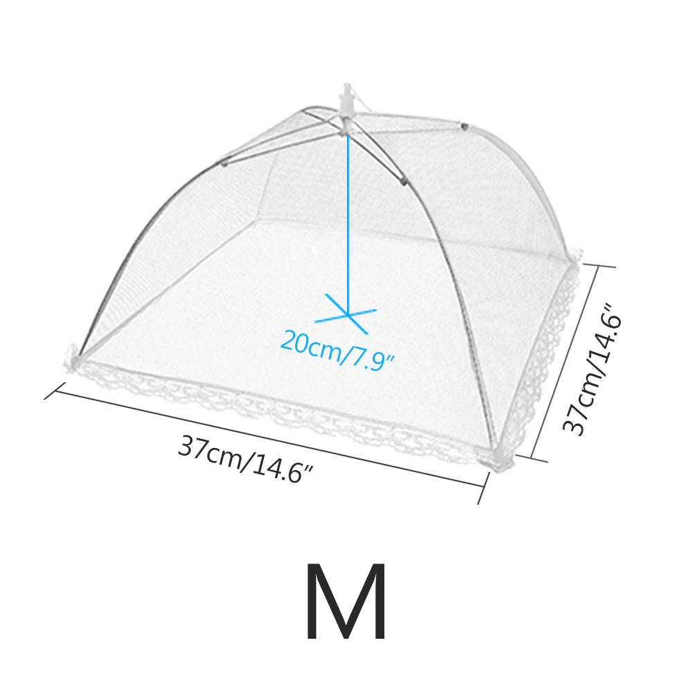 Foldable Mesh Food Cover – Anti-Fly & Mosquito Food Tent Dome for Kitchen, Picnic & Outdoor Dining, Reusable Dish Protector