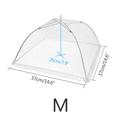 Foldable Mesh Food Cover – Anti-Fly & Mosquito Food Tent Dome for Kitchen, Picnic & Outdoor Dining, Reusable Dish Protector