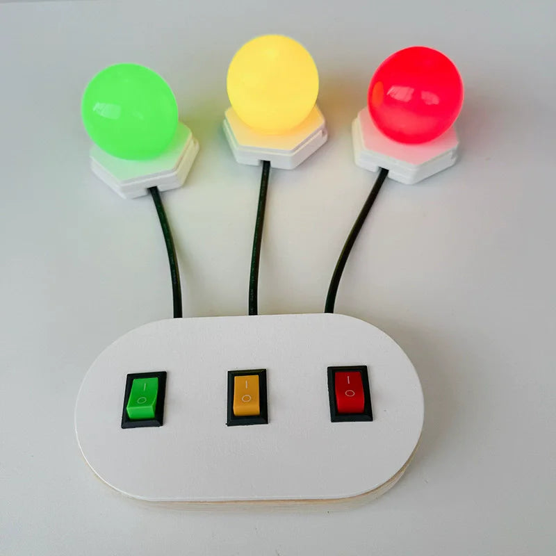 Accesorios para tablero de actividades Montessori – Piezas de tablero de actividades sensoriales DIY con enchufe eléctrico, juguetes de aprendizaje para niños