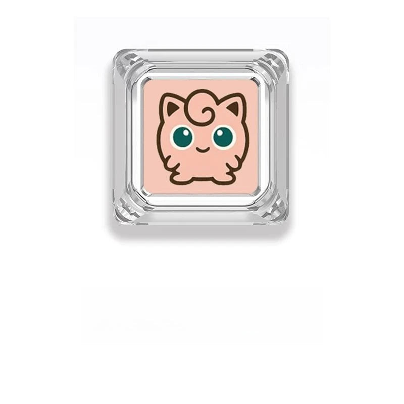 Pokémon Transparent Backlit Keycaps – Cute Custom Crystal Keycaps for Mechanical Keyboard (MX Switch Compatible)