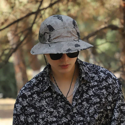 XXL 60-65cm Large Size Sun Bucket Hat for Men – Lightweight Quick-Dry Outdoor Fishing Cap with Sun Protection for Hiking & Jungle