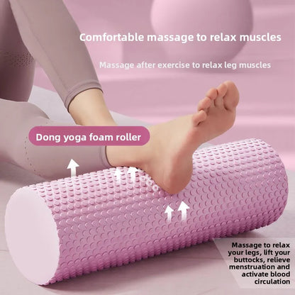 Rouleau de massage en mousse EVA haute densité pour yoga – Rouleau musculaire 30CM pour Pilates, yoga, récupération physique et exercices de gymnastique à domicile