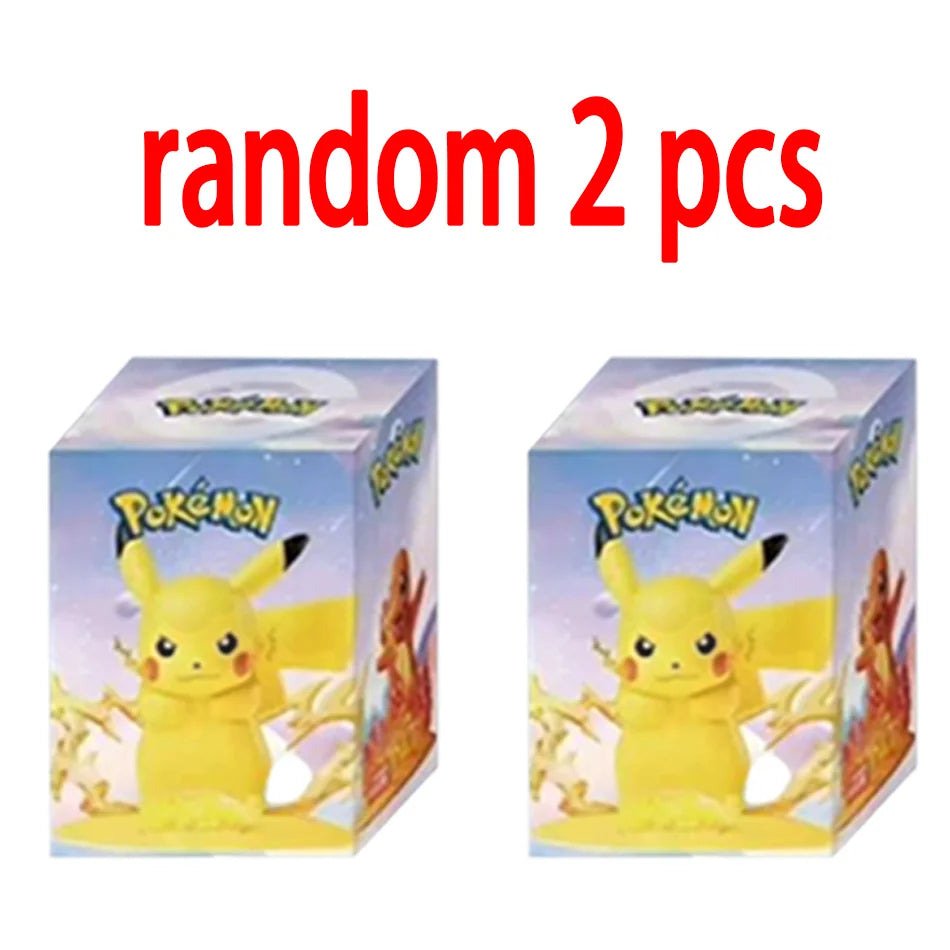 12 Pokémon Action Dolls – Pikachu Blind Box Anime Model Desktop Decorations, Pokémon Toys for Children’s Birthday Gifts