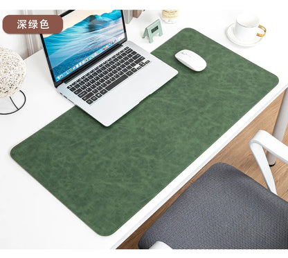 Waterproof PU Leather Desk Mat - Large Non-Slip Mouse Pad & Keyboard Desk Protector for Laptop, Office & Gaming