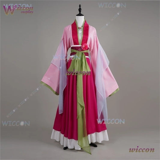 Disfraz de Cosplay de Maomao – Vestido Verde (Traje de Anime de The Apothecary Diaries, Conjunto de Halloween/Fiesta)