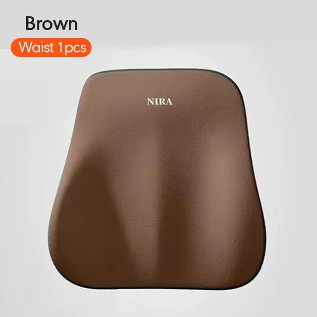 Ensemble coussin appui-tête et support lombaire en mousse à mémoire de forme pour voiture – Oreiller universel cou et dos pour un confort de conduite