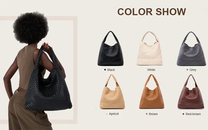 Bolso de mano de mujer de piel suave, grande, para la playa, el hombro, el trabajo, los viajes, las compras y la moda cotidiana