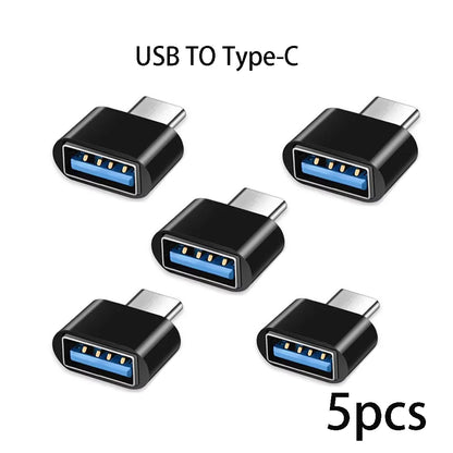 USB-C to USB 3.0 OTG Adapter – Type-C Male to USB-A Female Data Connector for MacBook, iPad & USB-C Devices