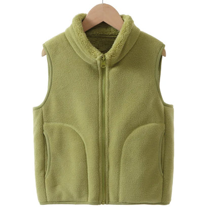 Teen Boys and Girls Winter Fleece Jacket, Thick Warm Windproof School Coat, Cozy Casual Outerwear for Older Teens and Young Adults