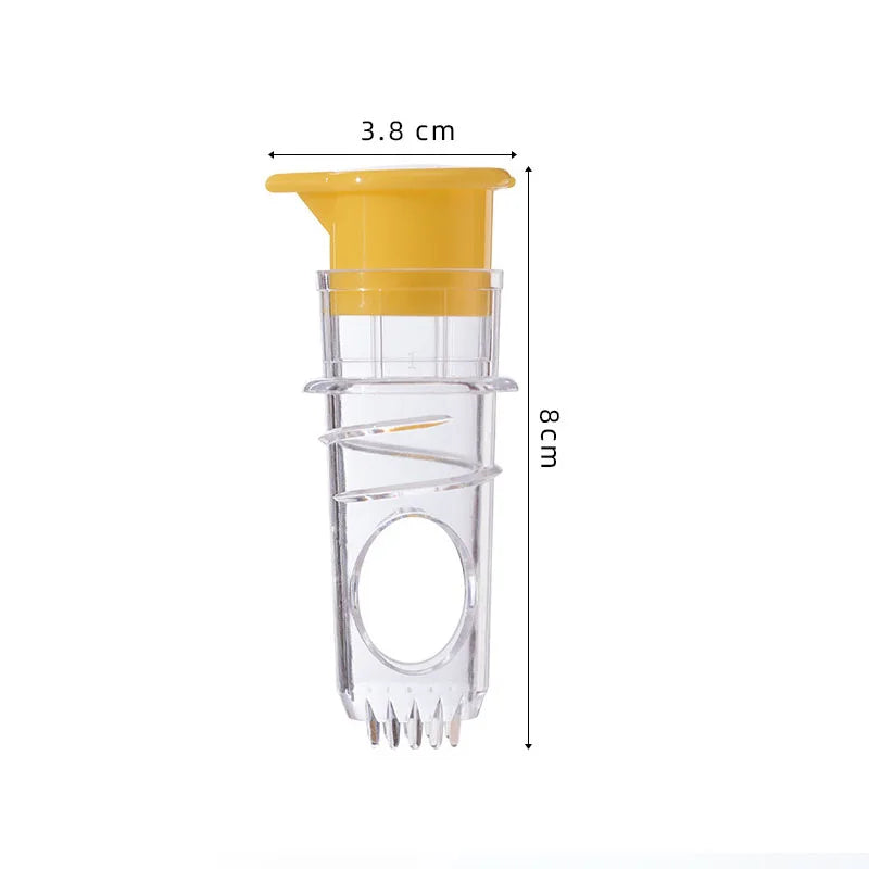 Portable Lemon Squeezer – Reusable Lightweight Manual Citrus Juicer with Built-In Filter, Washable Fruit Reamer for Home & Travel