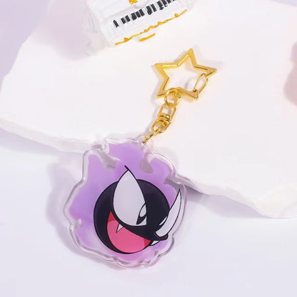 Pokémon Acrylic Keychain – Gengar, Ditto, Mewtwo, Jigglypuff & Character Bag Charm Pendant Collectible Gift
