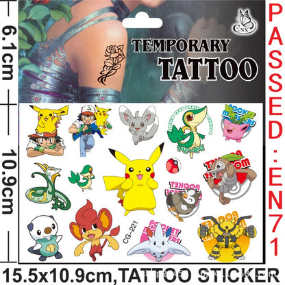 Pokémon Birthday Party Decorations Set – Balloons, Keychains, Napkins, Stickers, Tableware, Plates & Tablecloth Party Supplies & Favors