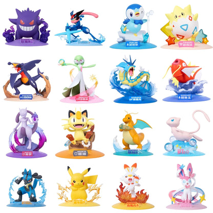 FUNISM Figurines Pokémon Authentiques – Pikachu, Mew, Mewtwo, Gardevoir, Nymphali et Spectrum Jouets Modèles d'Anime à Collectionner