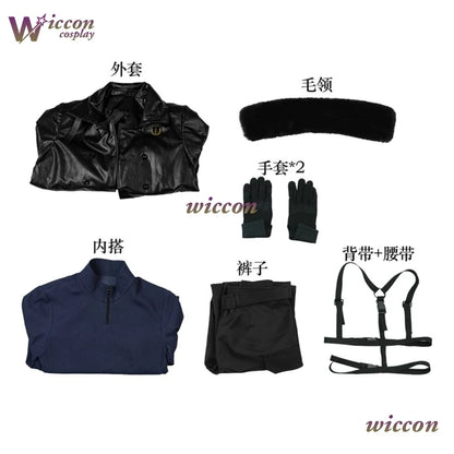 2026 Unisex Cosplay Costume Set – Coat, Elastic Pants, Belt & Gloves Adult Outfit for Convention, Gift & Roleplay