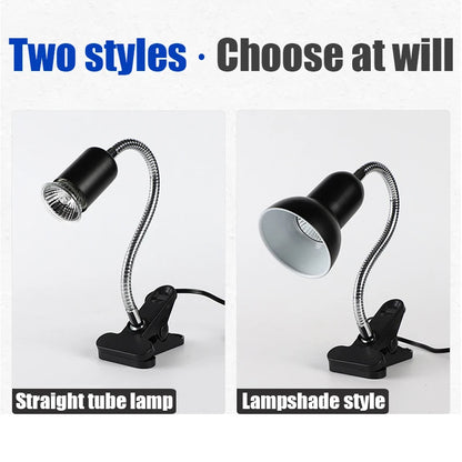 Reptile UVA UVB Heat Lamp Holder – Rotatable Dimmable Basking Spot Light with Simulated Sunlight for Turtles, Lizards & Terrariums, 220-240V