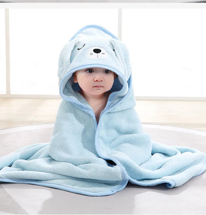 Toalla de Baño con Capucha para Bebé – Suave Manta de Baño y Arrullo para Recién Nacidos, Bebés y Niños Pequeños