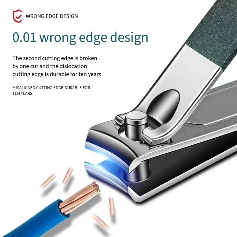 6-Piece Stainless Steel Manicure & Pedicure Set – Portable Nail Clipper & Grooming Kit for Men & Women