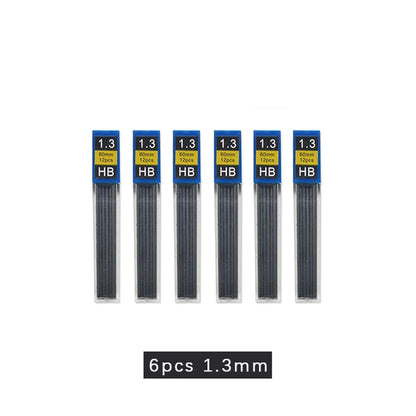 Portaminas Completamente Metálico de 0.3/0.5/0.7/0.9/1.3/2.0/3.0 mm – Lápiz de Dibujo Técnico Automático con Minas para Dibujo, Boceto, Pintura, Suministros de Oficina y Escolares