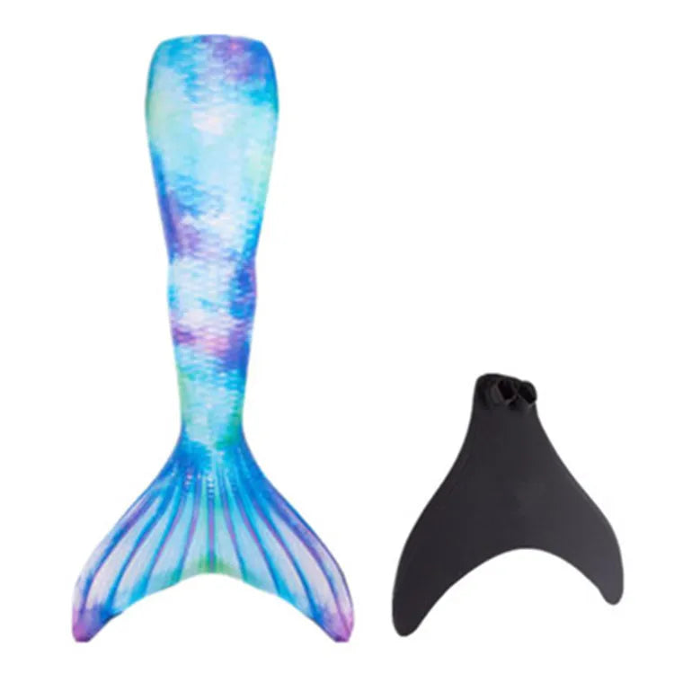 Mermaid Tail Swimsuit Costume – Mermaid Cosplay Fantasy Swimwear for Girls, Kids & Adults, Birthday Gift with Optional Monofin