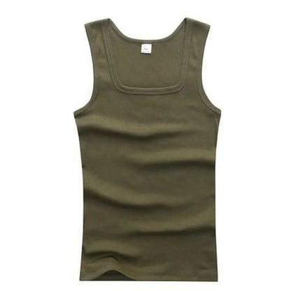 Unisex 100% Cotton Tank Top – Plus Size Sleeveless Fitness Vest for Men & Women, Breathable Gym Workout Shirt