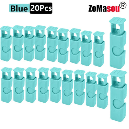 1/50PCS Reusable Food Sealing Clips – Spring Clamp Bag Clips for Bread, Snacks & Wrap Bags, Fresh-Keeping Kitchen Storage Organizer