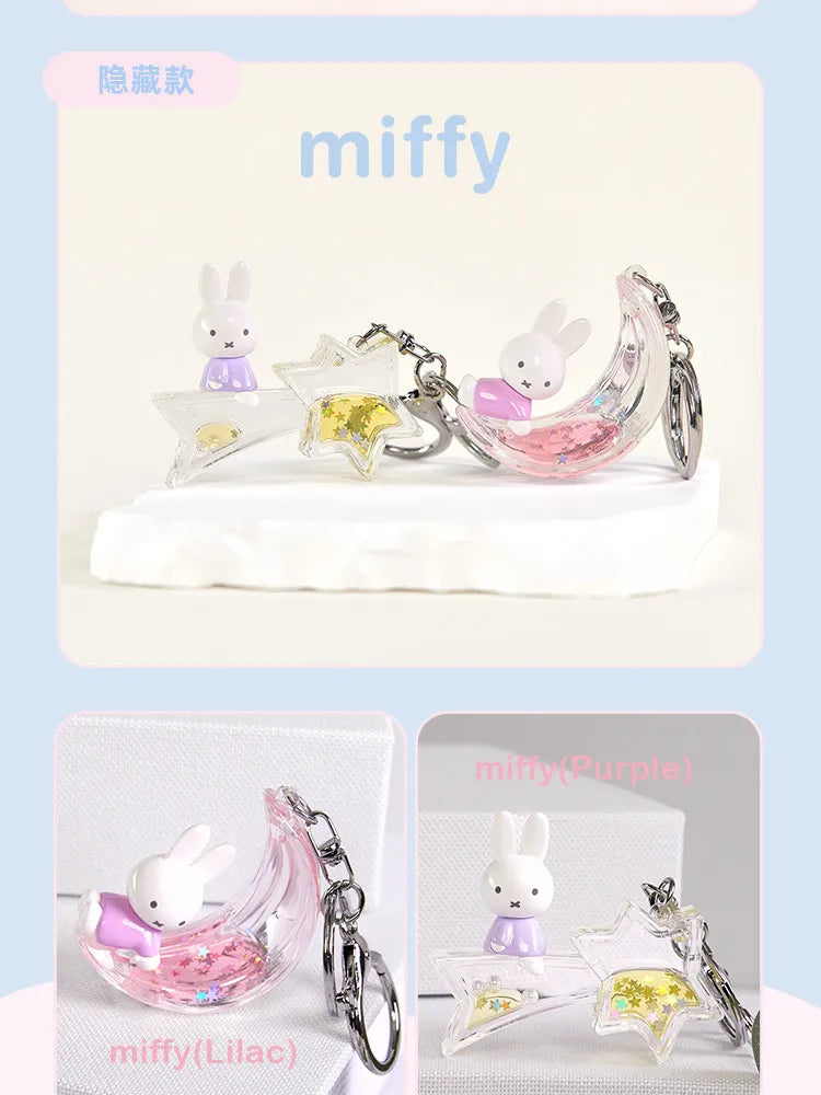 Porte-clés mystère Miffy – Joli pendentif en acrylique motif dessin animé pour sacs, sacs à dos, accessoires et décorations à collectionner