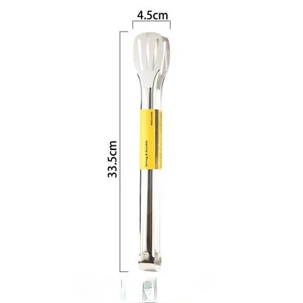 Pinzas de Cocina de Acero Inoxidable – Pinzas Resistentes al Calor para Servir, BBQ, Pan y Ensaladas