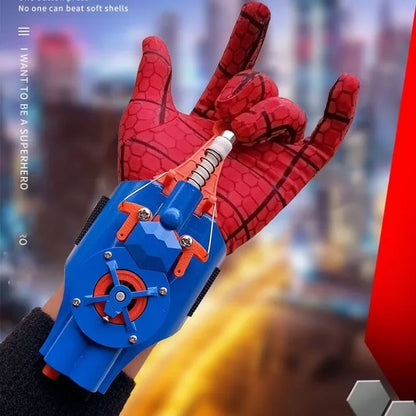 Lanzador de Telarañas Automático – Juguete de Cosplay de Superhéroe con Cuerda y Dispositivo de Muñeca