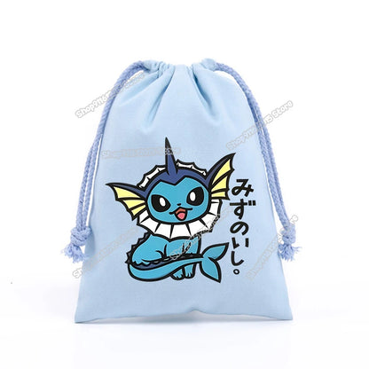 Pokémon Drawstring Storage Bags – Pikachu, Squirtle, Charmander & Charizard Party Gift Pouch