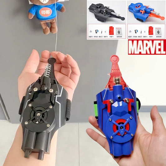 Lanzador de Telarañas Automático – Juguete de Cosplay de Superhéroe con Cuerda y Dispositivo de Muñeca