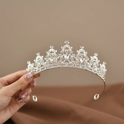 Princess Crystal Tiara Crown for Girls – Elegant Birthday, Dance & Party Hair Accessory