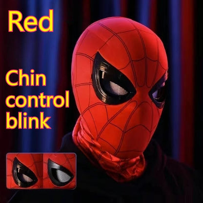 Electric Spider-Man LED Headband – Remote-Control Glowing Mask with USB Rechargeable Lighting, Fun Cosplay & Party Gift