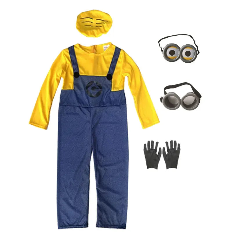 Anime Movie Character Jumpsuit Costume – Cosplay Dress-Up Outfit for Kids, Children, Men & Women, Halloween Party & Anime Events