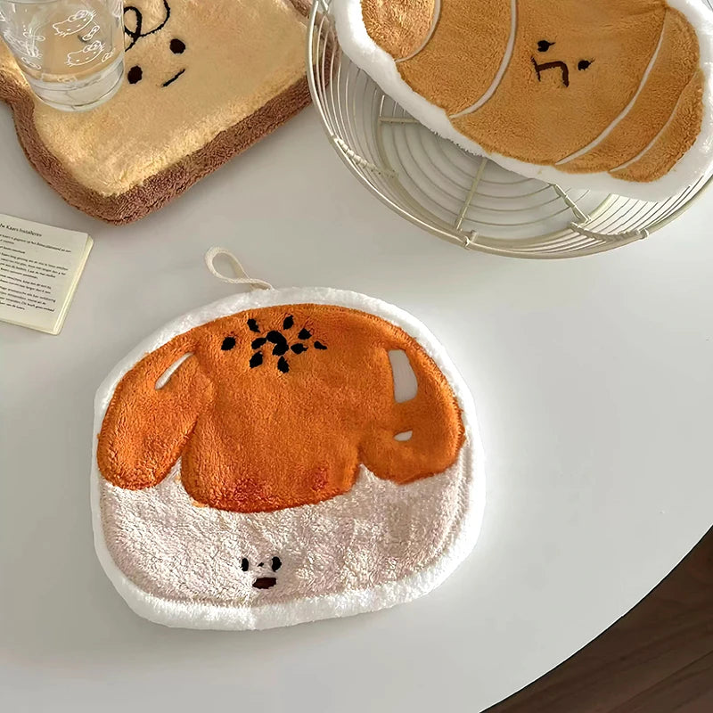 Serviette absorbante douce Kawaii – Joli chiffon de nettoyage pour la cuisine et la salle de bain, pour usage domestique