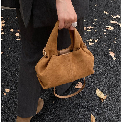Sac à main bouffant français – Sac à bandoulière givré tendance avec fermoir magnétique, sac à main rétro en forme de nuage, sac à main tendance de style boîte à déjeuner pour femmes pour une utilisation décontractée et quotidienne