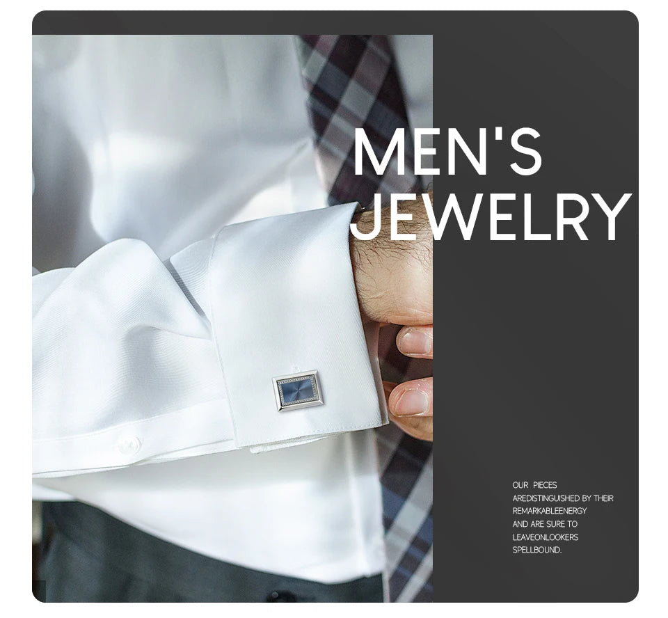 Luxury Copper Cufflinks for Men – Round & Square Shirt Cuff Links for Wedding, Business & Formal Wear | Men's Fashion Accessories Gift