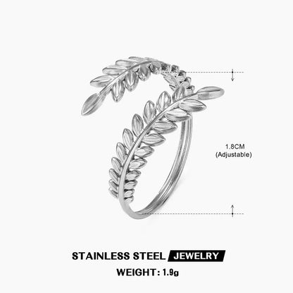 Gold Stainless Steel Heart Ring – Waterproof Hollow Heart Finger Ring for Women | Minimalist Fashion Jewelry Gift