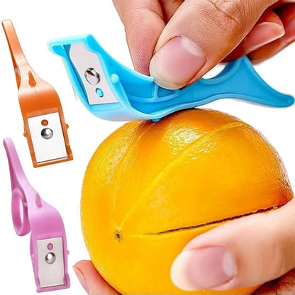 Stainless Steel Fruit & Vegetable Peeler – Portable Manual Apple, Kiwi, Orange & Potato Peeling Tool, Multi-Purpose Kitchen Gadget
